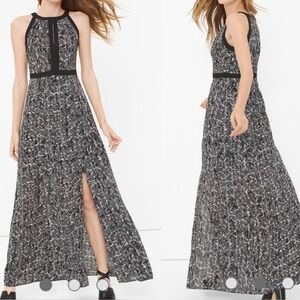 White House Black Market Monochrome Maxi Skirt